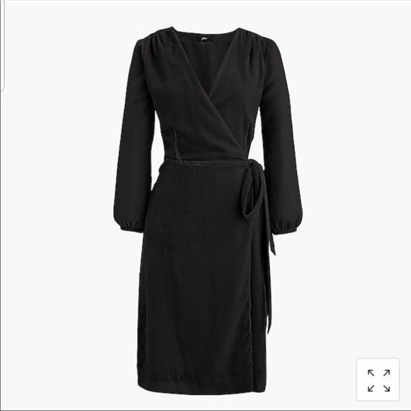 NWT VELVET WRAP DRESS - Picture 6 of 8